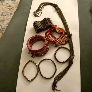 Bronze and Red Set